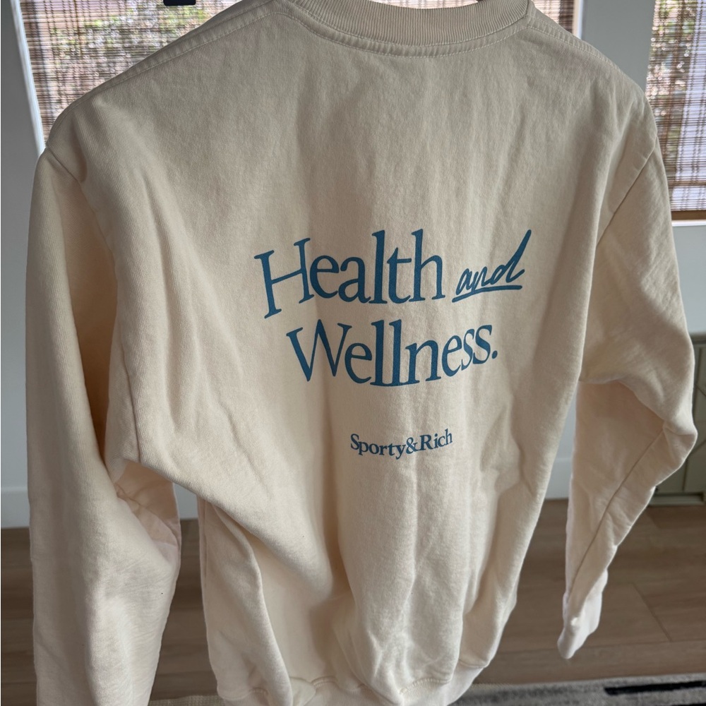 Sporty & Rich Cream Sweater for women